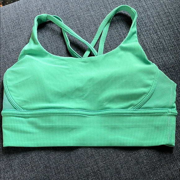 Lululemon Ribbed Energy Longline Bra - Picture 1 of 4